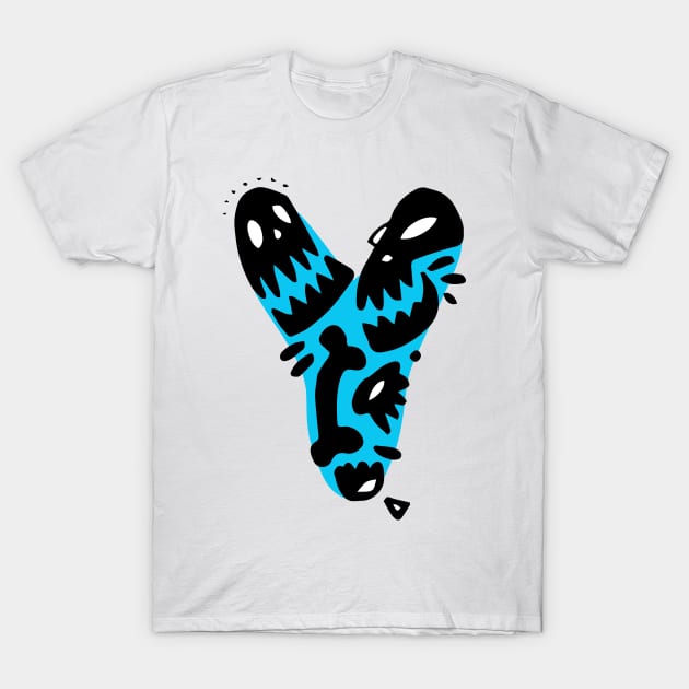 Letter Y T-Shirt by Gunes Ozcan